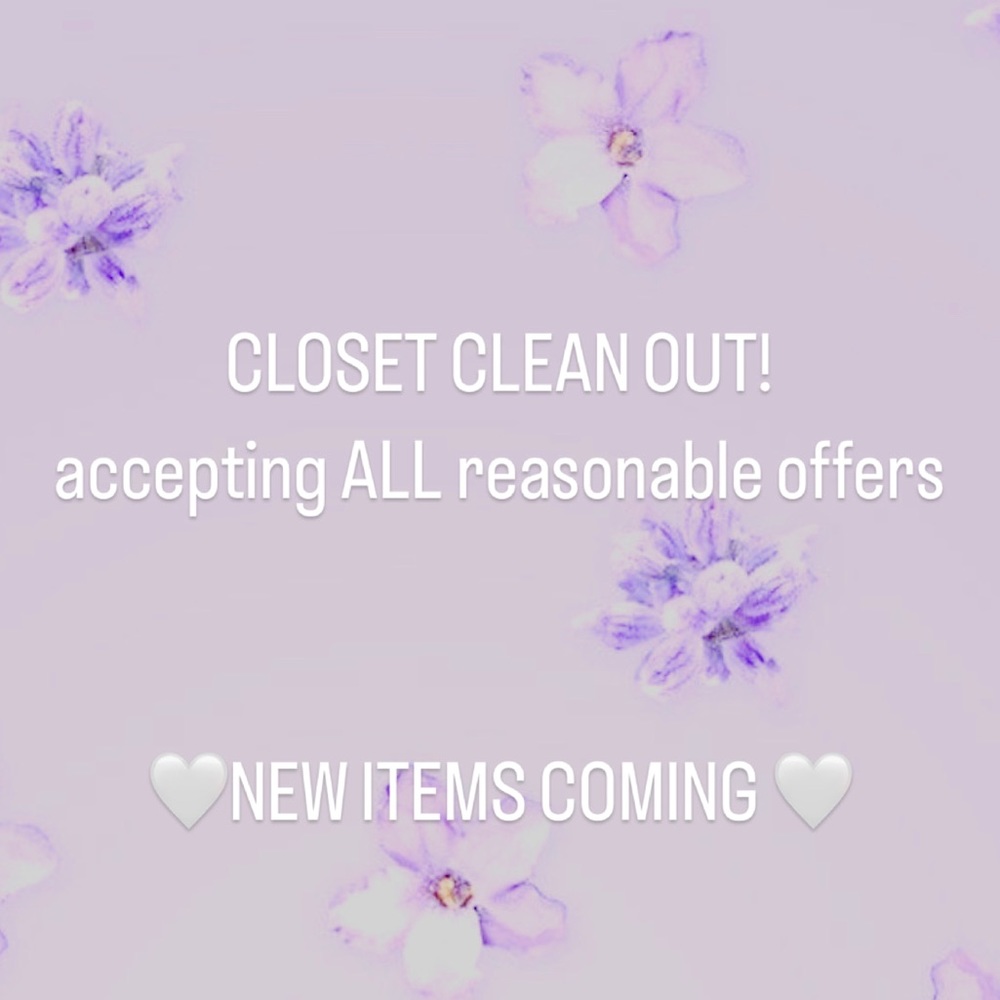 CLOSET CLEAN OUT 🤍